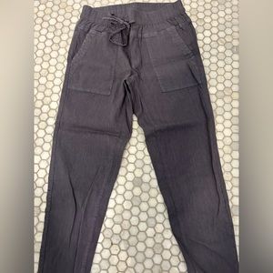 Kut from the Kloth Sandra Smocked Waist Linen Pants - gray - Stitch Fix